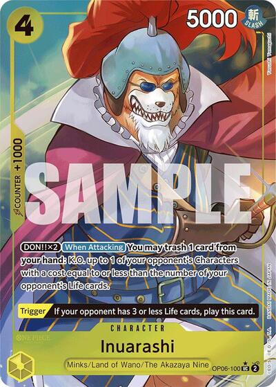 Inuarashi - OP06-100 - Uncommon (Full Art) - The Best