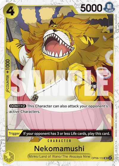 Nekomamushi - OP06-110 - Uncommon (Jolly Roger Foil) - The Best