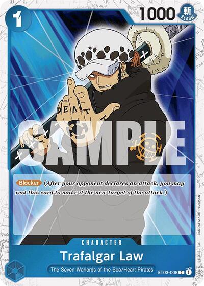 Trafalgar Law - ST03-008 - Common (Jolly Roger Foil) - The Best