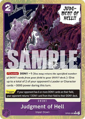 Judgment of Hell - OP02-089 - Rare (Textured Foil) - The Best