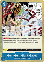 Gum-Gum Giant Gavel - OP03-055 - Common (Textured Foil) - The Best
