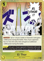 El Thor - OP05-114 - Uncommon (Textured Foil) - The Best