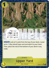 Upper Yard - OP05-117 - Uncommon (Textured Foil) - The Best