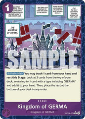 Kingdom of GERMA - OP06-079 - Common (Textured Foil) - The Best