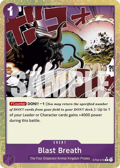 Blast Breath - ST04-016 - Common (Textured Foil) - The Best
