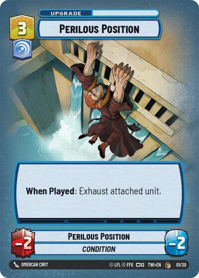 Perilous Position - 01/20 - Common - Twilight of the Republic: Weekly Play Promos