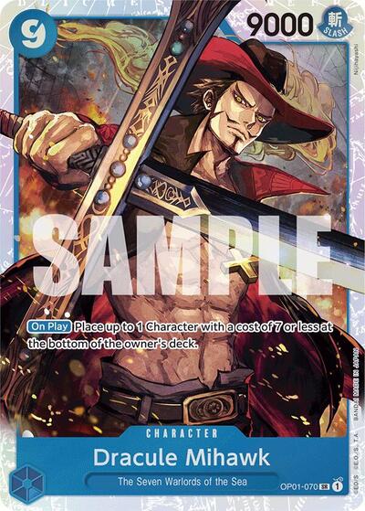 Dracule Mihawk - OP01-070 - Super Rare (Reprint) - The Best