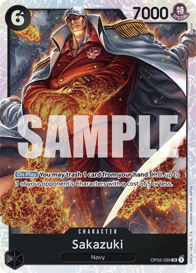 Sakazuki - OP02-099 - Super Rare (Reprint) - The Best