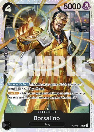 Borsalino - OP02-114 - Super Rare (Reprint) - The Best