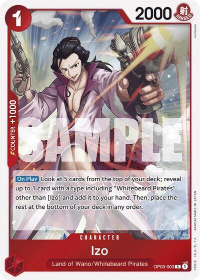 Izo - OP03-003 - Rare (Reprint) - The Best
