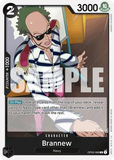 Brannew - OP03-089 - Rare (Reprint) - The Best