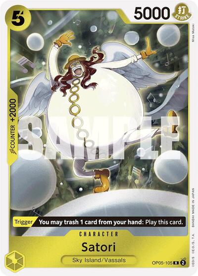 Satori - OP05-105 - Rare (Reprint) - The Best