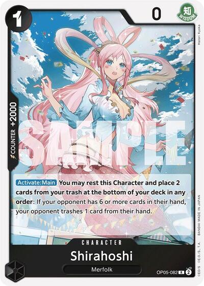 Shirahoshi - OP05-082 - Rare (Reprint) - The Best