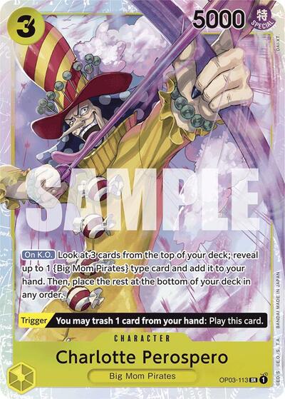 Charlotte Perospero - OP03-113 - Super Rare (Reprint) - The Best