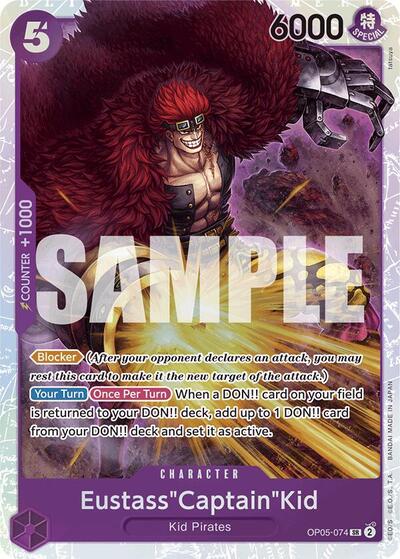 Eustass"Captain"Kid - OP05-074 - Super Rare (Reprint) - The Best