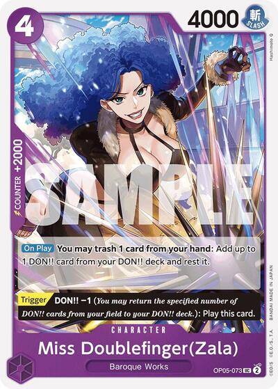 Miss Doublefinger(Zala) - OP05-073 - Uncommon (Reprint) - The Best