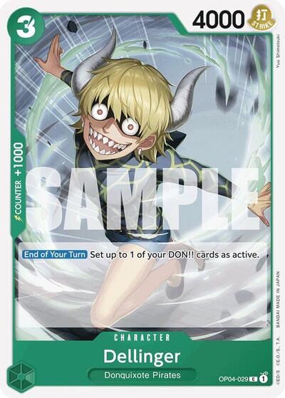 Dellinger - OP04-029 - Common (Reprint) - The Best