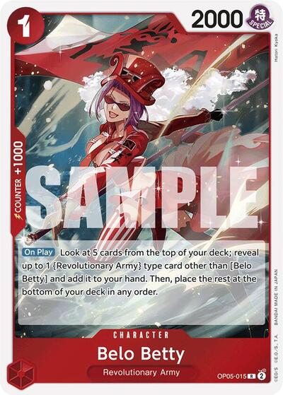 Belo Betty - OP05-015 - Rare (Reprint) - The Best