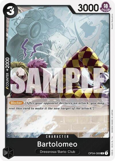 Bartolomeo - OP04-089 - Rare (Reprint) - The Best
