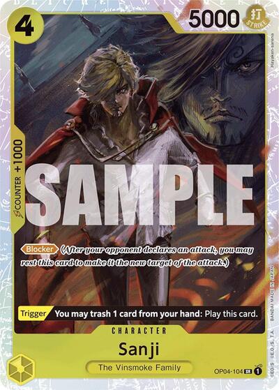 Sanji - OP04-104 - Super Rare (Reprint) - The Best