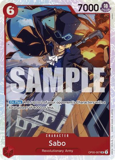 Sabo - OP05-007 - Super Rare (Reprint) - The Best