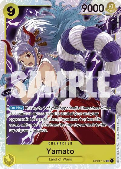 Yamato - OP04-112 - Super Rare (Reprint) - The Best