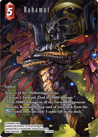 Bahamut - 24-014H - Hero (Full Art) - Hidden Legends