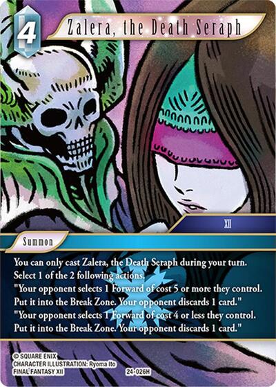 Zalera, the Death Seraph - 24-026H - Hero - Hidden Legends