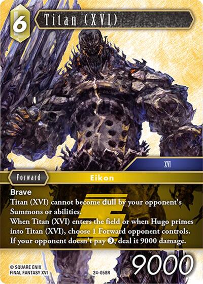 Titan (XVI) - 24-058R - Rare - Hidden Legends