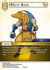 White Monk - 24-066C - Common - Hidden Legends