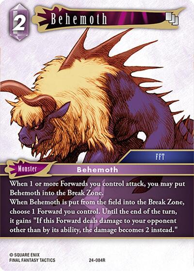 Behemoth - 24-084R - Rare - Hidden Legends