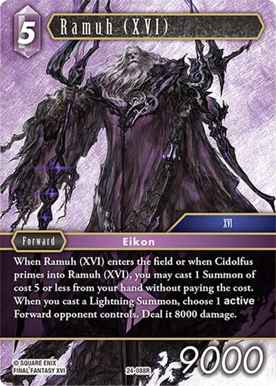 Ramuh (XVI) - 24-088R - Rare - Hidden Legends