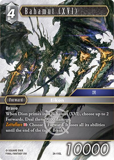 Bahamut (XVI) - 24-110L - Legend - Hidden Legends
