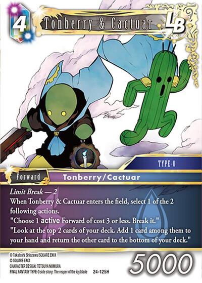 Tonberry & Cactuar LB - 24-125H - Hero - Hidden Legends