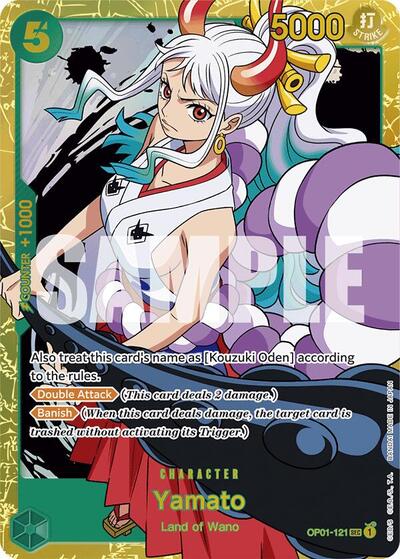 Yamato - OP01-121 - Secret Rare (Reprint) - The Best
