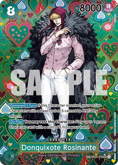 Donquixote Rosinante - OP04-119 - Secret Rare (Special Alternate Art) - Emperors in the New World