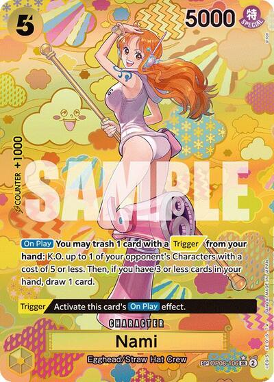 Nami - OP08-106 - Super Rare (Special Alternate Art) - Emperors in the New World