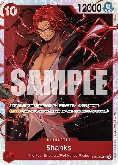 Shanks - OP09-004 - Super Rare - Emperors in the New World