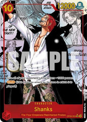 Shanks - OP09-004 - Super Rare (Manga Alt Art) - Emperors in the New World