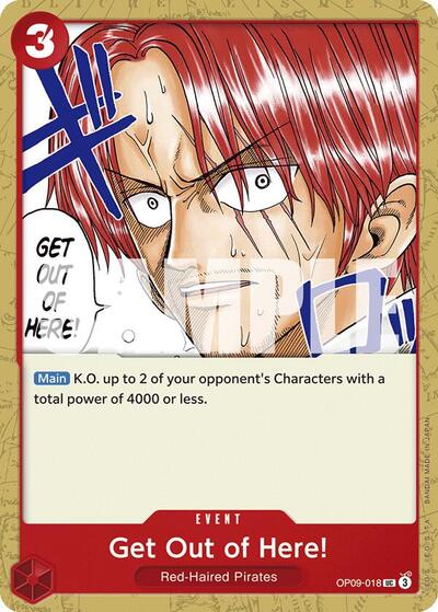 Get Out of Here! - OP09-018 - Uncommon - Emperors in the New World