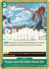Thunder Lance Flip Caliber Phoenix Shot - OP09-040 - Uncommon - Emperors in the New World