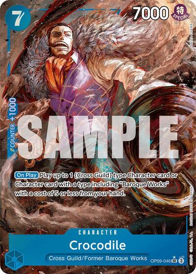 Crocodile - OP09-046 - Super Rare (Parallel) - Emperors in the New World