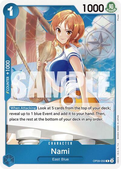 Nami - OP09-050 - Rare - Emperors in the New World