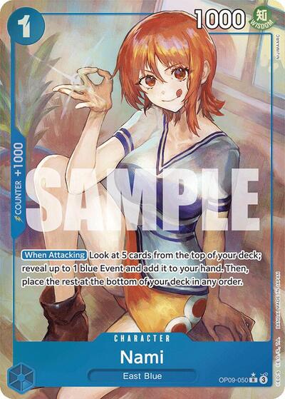 Nami - OP09-050 - Rare (Parallel) - Emperors in the New World