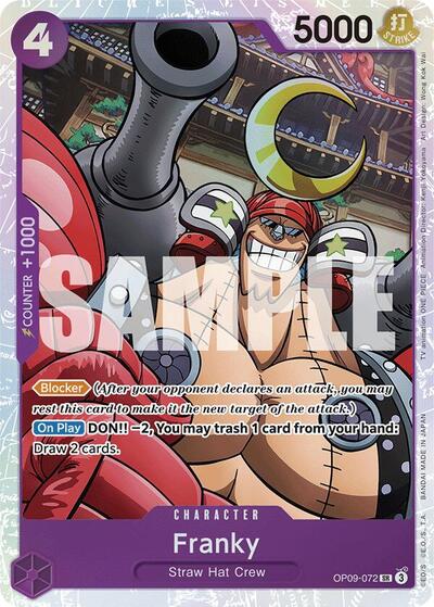Franky - OP09-072 - Super Rare - Emperors in the New World