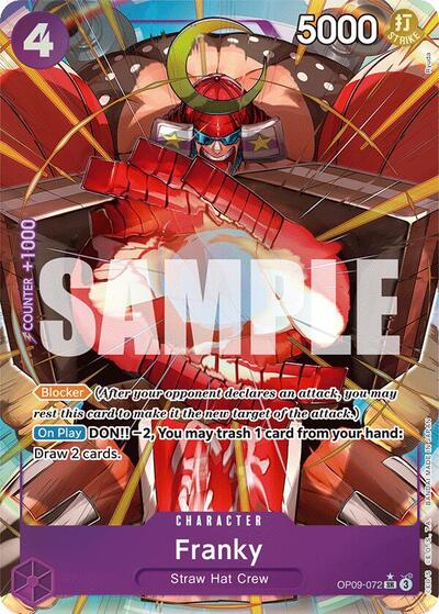 Franky - OP09-072 - Super Rare (Parallel) - Emperors in the New World