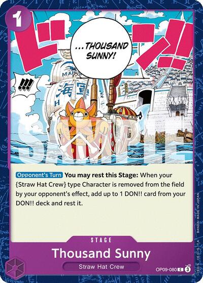 Thousand Sunny - OP09-080 - Common - Emperors in the New World