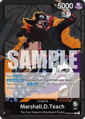 Marshall.D.Teach - OP09-081 - Leader - Emperors in the New World