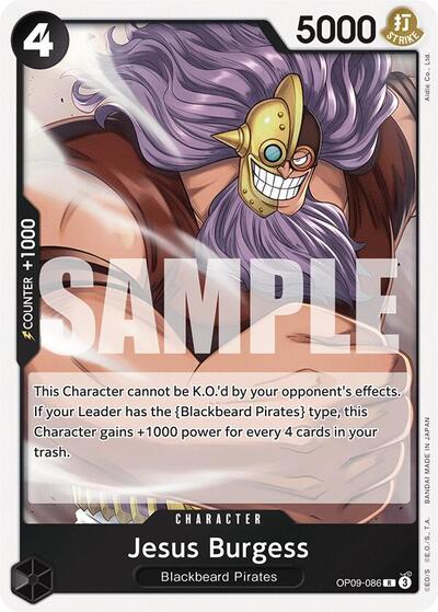 Jesus Burgess - OP09-086 - Rare - Emperors in the New World