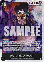 Marshall.D.Teach - OP09-093 - Super Rare - Emperors in the New World